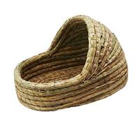 BMKGODN Nid de Lapin, Cage à créatures, Hamster, Cochon d'Inde, Maison for Animaux Compagnie, Grotte, hérisson, literie, lit, d'herbe, Rabbin(A,20X15cm)