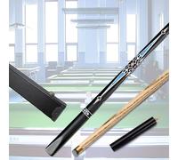 BMKGODN Queue de Billard à tête Moyenne 10 mm, Noire, Huit Boules, Neuf, Plusieurs modèles Disponibles