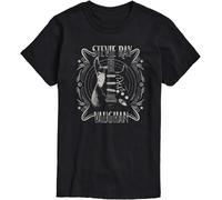 BMKP7712ER Hybrid Apparel Stevie Ray Vaughan - Guitar - Men's Short Sleeve Graphic T-Shirt Manches Courtes(3X-Large)
