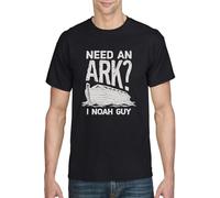 BMKP7712ER Need an Ark I Noah Guy Funny Christian Pun Men's Tshirt Manches Courtes(X-Large)