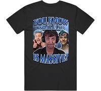 BMKP7712ER You Know What Else is Massive Ninja Low Taper Fade Meme Funny Joke Gift T Shirt Manches Courtes(Large)