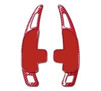 BMLGPGBCDW Palettes Changement Vitesse au Volant Palettes De Changement De Vitesse Au Volant pour Mercedes pour Benz AMG A35 A45 C43 C63 E63 S63 S65 CLA 35 45 63 G63(Motif Carbone Rouge)