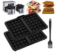 Bmliingchau Moule à gaufres belges en silicone compatible avec Ninja AF300EU, AF400EU, AF451EU, SL400EU, AF500DE - Accessoire pour gaufres belges en silicone