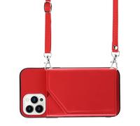 BMLLQSS Étui portefeuille en polyuréthane pour iPhone 13 Pro Max/13 Pro/13 avec motif de cœur en strass et emplacements pour billets, fermeture magnétique avec cordon