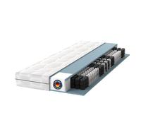 BMM Matelas 100 x 200 cm Ortho Medic avec Noyau à Ressorts ensachés Niveau de fermeté H3/certifié Öko-Tex/Matelas Ergonomique à 7 Zones Hauteur 21 cm/Matelas de Conception Allemande