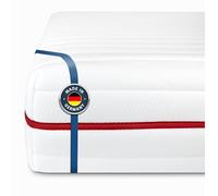 BMM Matelas 100x210 cm Classique 19 Niveau de Fermeté H4 très Ferme/Matelas en Mousse Froide certifié Öko-Tex/Matelas Ergonomique à 7 Zones Hauteur 19 cm/Matelas fabriqués en Allemagne