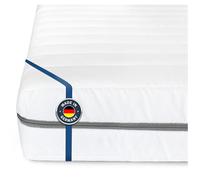 BMM Matelas 90 x 200 cm classique 19, dureté H3, fermeté moyenne/matelas en mousse froide certifié Oeko-Tex/ergonomique 7 zones, hauteur 19 cm, fabriqué en Allemagne