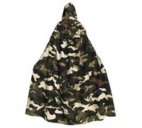 bmnaswt Cape à capuche pour adulte avec imprimé camouflage, unisexe, pour cosplay, fête