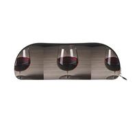 bmnaswt Pochette de rangement pour bouteille de vin, pochette de rangement à fermeture éclair en forme de croix, élégante et portable, doré, taille unique, valise