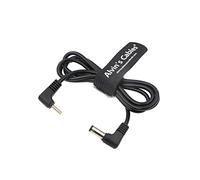 BMPCC Câble d'alimentation DC pour Blackmagic Design Pocket Cinema Camera Angle Droit DC vers 2,5 0,7 mm 12 V DC Angle Droit 12 Pouces | 30 cm Alvin's Cables