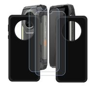 BMPNLSZ 2 X Coque pour Blackview Xplore 2 Projector, Noir Silicone TPU Cover Bumper Housse Étui Case + [2 pièces] HD Film Protecteur Verre trempé écran pour (6,73").