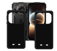BMPNLSZ 2 X Coque pour Doogee Fire 7 Ultra, Noir Silicone TPU Cover, Bumper Anti-Choc Etui Housse de Protection Case pour (6,6")