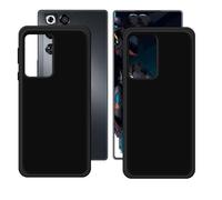 BMPNLSZ 2 X Coque pour Nubia RedMagic 11 Pro+, Noir Silicone TPU Cover, Bumper Anti-Choc Etui Housse de Protection Case pour (6,85")