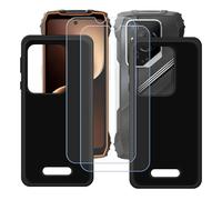 BMPNLSZ 2 X Coque pour Oscal Pilot 3 (6,78"), Noir Silicone TPU Cover Bumper Housse Étui Case + [2 pièces] HD Film Protecteur Verre trempé écran.