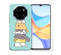 BMPNLSZ Coque pour Blackview Shark 6, Silicone TPU Cover Souple Cristal Bumper Housse Étui Case + Film Protecteur Verre trempé écran pour Blackview Shark 6 - OYLLM39