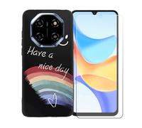 BMPNLSZ Coque pour Blackview Shark 6, Silicone TPU Cover Souple Cristal Bumper Housse Étui Case + Film Protecteur Verre trempé écran pour Blackview Shark 6 - OYLLM44
