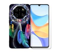 BMPNLSZ Coque pour Blackview Shark 6, Silicone TPU Cover Souple Cristal Bumper Housse Étui Case + Film Protecteur Verre trempé écran pour Blackview Shark 6 - BST4