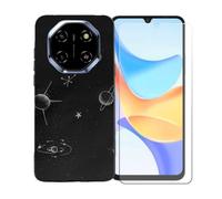 BMPNLSZ Coque pour Blackview Shark 6, Silicone TPU Cover Souple Cristal Bumper Housse Étui Case + Film Protecteur Verre trempé écran pour Blackview Shark 6 - BST14