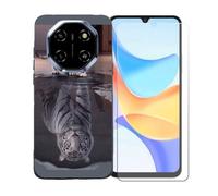 BMPNLSZ Coque pour Blackview Shark 6, Silicone TPU Cover Souple Cristal Bumper Housse Étui Case + Film Protecteur Verre trempé écran pour Blackview Shark 6 - BST8
