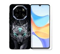 BMPNLSZ Coque pour Blackview Shark 6, Silicone TPU Cover Souple Cristal Bumper Housse Étui Case + Film Protecteur Verre trempé écran pour Blackview Shark 6 - BST13