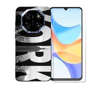 BMPNLSZ Coque pour Blackview Shark 6, Silicone TPU Cover Souple Cristal Bumper Housse Étui Case + Film Protecteur Verre trempé écran pour Blackview Shark 6 - BST5