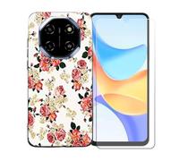 BMPNLSZ Coque pour Blackview Shark 6, Silicone TPU Cover Souple Cristal Bumper Housse Étui Case + Film Protecteur Verre trempé écran pour Blackview Shark 6 - OYLLM1
