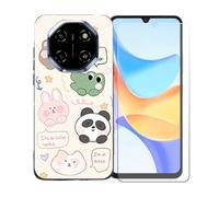 BMPNLSZ Coque pour Blackview Shark 6, Silicone TPU Cover Souple Cristal Bumper Housse Étui Case + Film Protecteur Verre trempé écran pour Blackview Shark 6 - OYLLM47