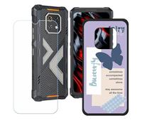 BMPNLSZ Coque pour Cubot Kingkong ES3 (6,75"), Silicone TPU Cover Bumper Housse Étui Case + Film Protecteur Verre trempé écran - LH59