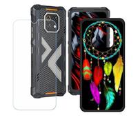 BMPNLSZ Coque pour Cubot Kingkong ES3 (6,75"), Silicone TPU Cover Bumper Housse Étui Case + Film Protecteur Verre trempé écran - LH94
