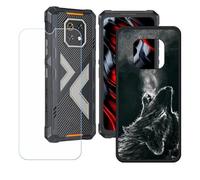 BMPNLSZ Coque pour Cubot Kingkong ES3 (6,75"), Silicone TPU Cover Bumper Housse Étui Case + Film Protecteur Verre trempé écran - LH58