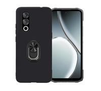 BMPNLSZ Coque pour Doogee Blade 10 Power + Noir Anneau de Support Rotatif Amovible à 360 degrés, Noir Silicone TPU Cover, Bumper Anti-Choc Etui Housse de Protection Case pour