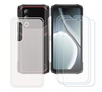 BMPNLSZ Coque pour Doogee Blade20 Ultra (6,6"), Translucide Silicone TPU Cover Bumper Housse Étui Case + [3 pièces] HD Film Protecteur Verre trempé écran.