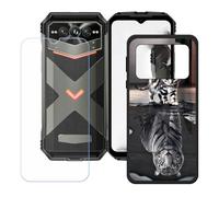 BMPNLSZ Coque pour Doogee V Max Pro, Silicone TPU Cover Bumper Housse Étui Case + Film Protecteur Verre trempé écran pour (6,58") - LH53