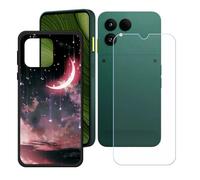 BMPNLSZ Coque pour Fairphone 6, Silicone TPU Cover Bumper Housse Étui Case + Film Protecteur Verre trempé écran pour (6,31") - LH55
