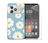 BMPNLSZ Coque pour FairPhone 6+ + Vitre de Protection - BST20 | Silicone Cover Souple Housse Étui + Film Protecteur Verre trempé écran pour FairPhone 6+ (6,31")