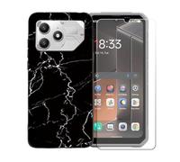 BMPNLSZ Coque pour FairPhone 6+ + Vitre de Protection - LLM9 | Silicone Cover Souple Housse Étui + Film Protecteur Verre trempé écran pour FairPhone 6+ (6,31")