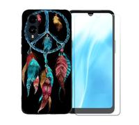 BMPNLSZ Coque pour FCNT Arrows We3, Silicone TPU Cover Souple Cristal Bumper Housse Étui Case + Film Protecteur Verre trempé écran pour FCNT Arrows We3 - BST3