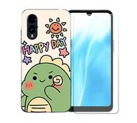 BMPNLSZ Coque pour FCNT Arrows We3, Silicone TPU Cover Souple Cristal Bumper Housse Étui Case + Film Protecteur Verre trempé écran pour FCNT Arrows We3 - OYLLM49