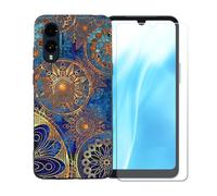 BMPNLSZ Coque pour FCNT Arrows We3, Silicone TPU Cover Souple Cristal Bumper Housse Étui Case + Film Protecteur Verre trempé écran pour FCNT Arrows We3 - BST10