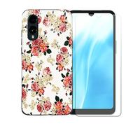 BMPNLSZ Coque pour FCNT Arrows We3, Silicone TPU Cover Souple Cristal Bumper Housse Étui Case + Film Protecteur Verre trempé écran pour FCNT Arrows We3 - OYLLM1