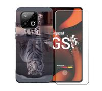 BMPNLSZ Coque pour Gigaset GS6 + Vitre de Protection - BST8