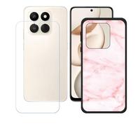 BMPNLSZ Coque pour Honor 400 Smart, Silicone TPU Cover Bumper Housse Étui Case + Film Protecteur Verre trempé écran pour (6,77") - LH16
