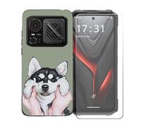 BMPNLSZ Coque pour Hotwav Hyper 8 Pro, Silicone TPU Cover Souple Cristal Bumper Housse Étui Case + Film Protecteur Verre trempé écran pour Hotwav Hyper 8 Pro - OYLLM8