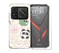 BMPNLSZ Coque pour Hotwav Hyper 8 Pro, Silicone TPU Cover Souple Cristal Bumper Housse Étui Case + Film Protecteur Verre trempé écran pour Hotwav Hyper 8 Pro - OYLLM47