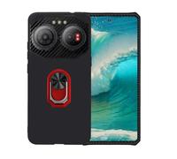 BMPNLSZ Coque pour IIIF150 AIR 3S + Rouge Anneau de Support Rotatif Amovible à 360 degrés, Noir Silicone TPU Cover, Bumper Anti-Choc Etui Housse de Protection Case.