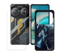 BMPNLSZ Coque pour IIIF150 Air 3S, Silicone TPU Cover Bumper Housse Étui Case + Film Protecteur Verre trempé écran pour (6,6") - LH54