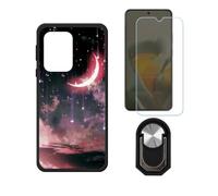 BMPNLSZ Coque pour Motorola Edge 70 Max + Noir Anneau - WZ17