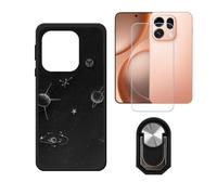 BMPNLSZ Coque pour Oppo Find X9S + Noir Anneau - WZ26