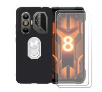 BMPNLSZ Coque pour Oscal Pilot 8+Blanc Anneau+2 Verre trempé