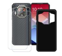 BMPNLSZ Coque pour Oukitel WP30 Pro, Noir Silicone TPU Cover Souple Cristal Bumper Housse Étui Case + [2 pièces] HD Film Protecteur Verre trempé écran pour Oukitel WP30 Pro (6,78").